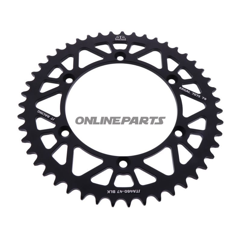 Rear Sprocket Aluminium 47 Tooth Pitch 520 Blackjt Inner Diameter 134 Bolt Spacing 150
