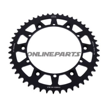 Rear Sprocket Aluminium 49 Tooth Pitch 520 Blackjt Inner Diameter 152 Bolt Spacing 175