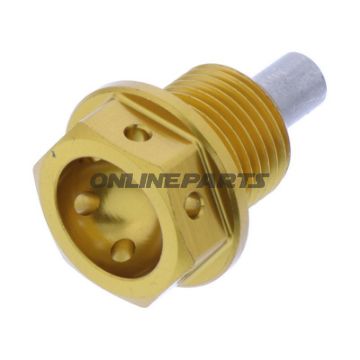 Sump Bolt Magnetic Boltm14x1.25Mm 12Mm Alu Rac Gold