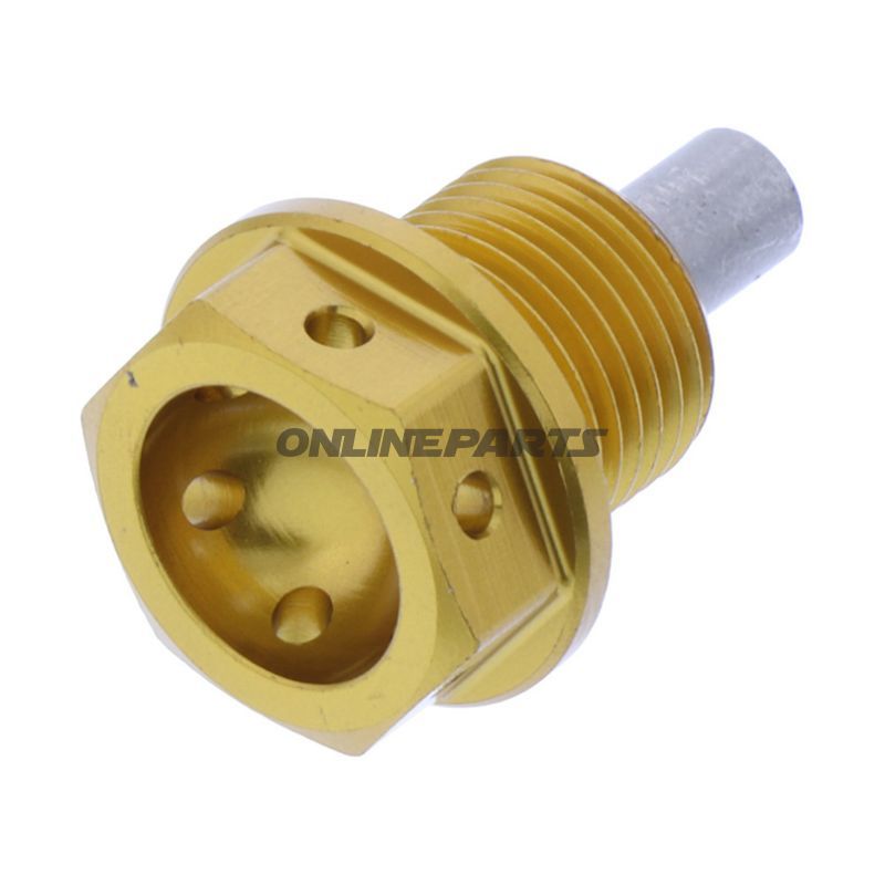 Sump Bolt Magnetic Boltm14x1.25Mm 12Mm Alu Rac Gold