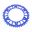 Rear Sprocket Aluminium 45 Tooth Pitch 520 Bluejt Inner Diameter 136 Bolt Spacing 156