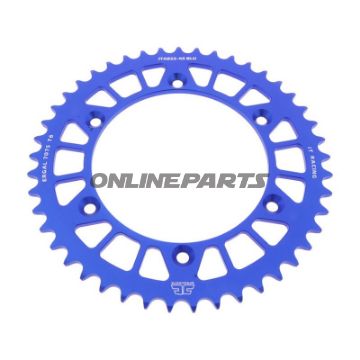 Rear Sprocket Aluminium 45 Tooth Pitch 520 Bluejt Inner Diameter 136 Bolt Spacing 156