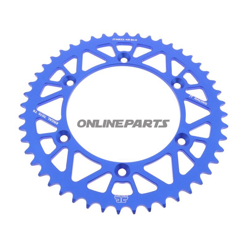 Rear Sprocket Aluminium 48 Tooth Pitch 520 Bluejt Inner Diameter 136 Bolt Spacing 156