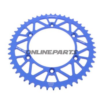 Rear Sprocket Aluminium 50 Tooth Pitch 520 Bluejt Inner Diameter 136 Bolt Spacing 156
