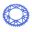 Rear Sprocket Aluminium 48 Tooth Pitch 520 Bluejt Inner Diameter 125 Bolt Spacing 150
