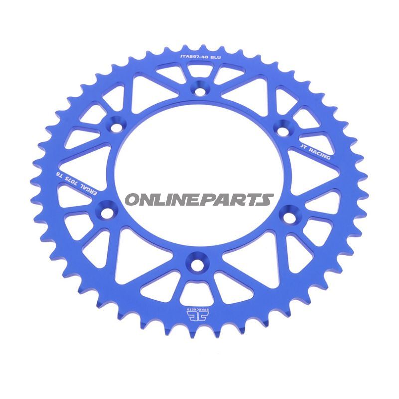 Rear Sprocket Aluminium 48 Tooth Pitch 520 Bluejt Inner Diameter 125 Bolt Spacing 150