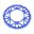 Rear Sprocket Aluminium 49 Tooth Pitch 520 Bluejt Inner Diameter 125 Bolt Spacing 150