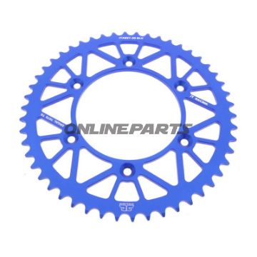 Rear Sprocket Aluminium 50 Tooth Pitch 520 Bluejt Inner Diameter 125 Bolt Spacing 150