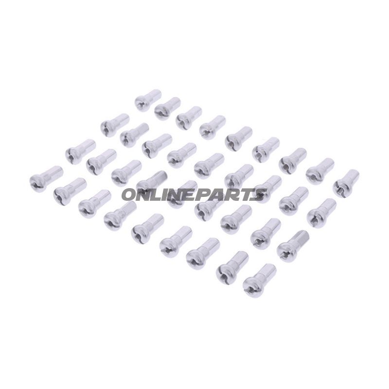 Spoke Nipple Kit Rear36 Piece Alu Silver