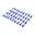 Spoke Nipple Kit Rear36 Piece Alu Blue