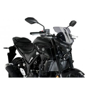 Sports Screen New Gen Puigfor Naked Bike Smoke Grey