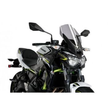Touring Screen New Gen Puigfor Naked Bike Smoke Grey