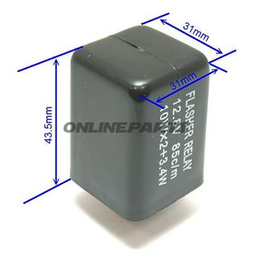 Blinkrelæ 6V/12V12v 3 Pole