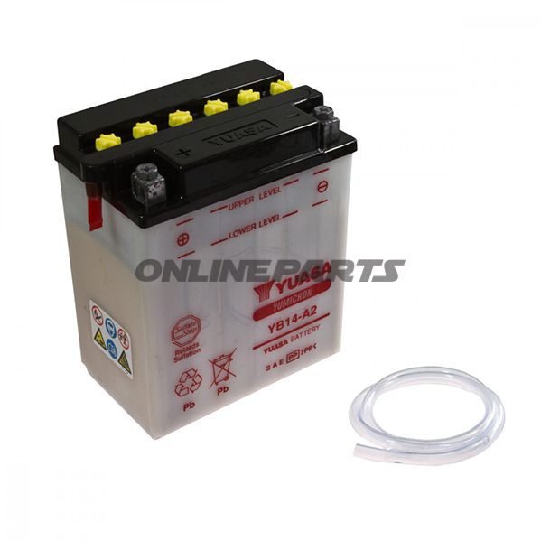 Yuasa Batteri Yb14-A2excluding Acid