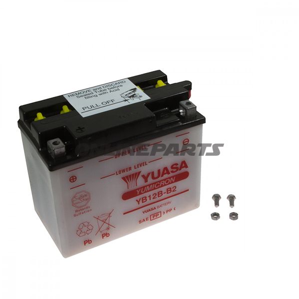 Yuasa Batteri Yb12b-B2excluding Acid