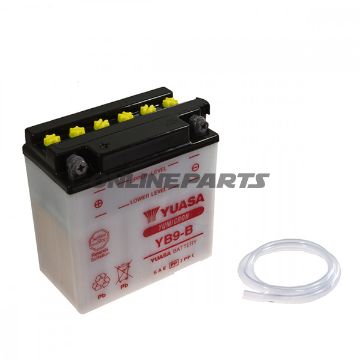 Yuasa Batteri Yb9-Bexcluding Acid