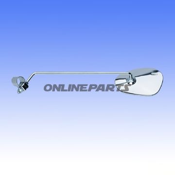 Spejl Oval Chrom, Venstreleft Hand