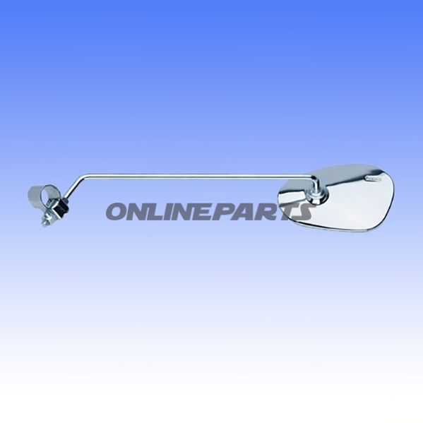Spejl Oval Chrom, Venstreleft Hand