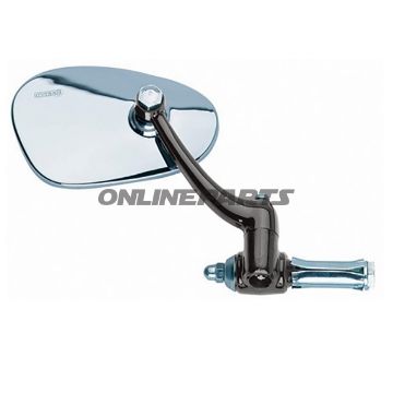 Spejl Oval Chrom, Højreright Hand
