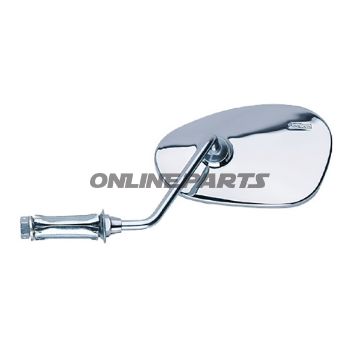 Spejl Oval Chrom, Venstreleft Hand