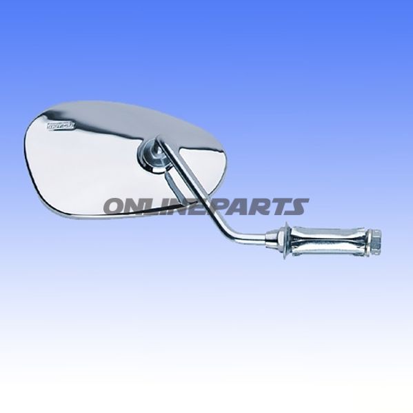 Spejl Oval Chrom, Højreright Hand