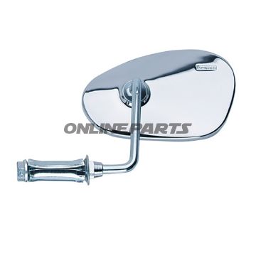 Spejl Oval Chrom, Venstreleft Hand