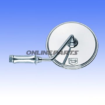 Spejl Rund Chrom, Venstreleft Hand