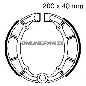 Ebc Bremsebakker Med Fjedrealtn 7860430