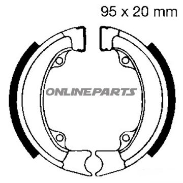 Ebc Bremsebakker Med Fjedrealtn 7860216