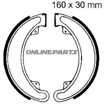 Ebc Bremsebakker Med Fjedrealtn 7860109