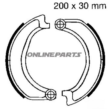 Bremsbacken Ohne Feder Ebcoder 7860661