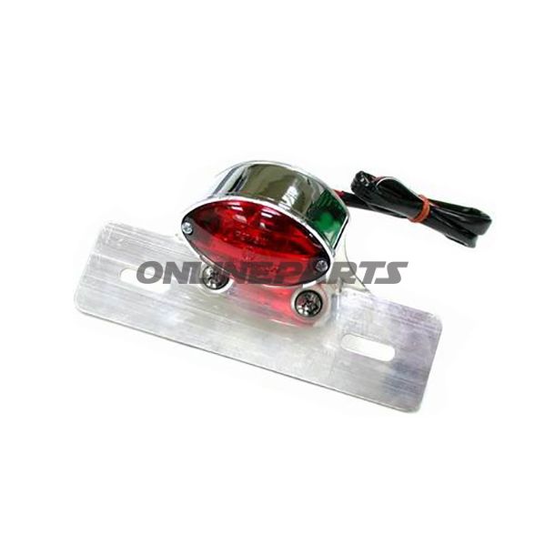 Mini Baglygte Cateyewith Aluminium Number Plate Holder