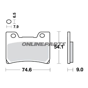 Brake Pads Sintered Sv Trwaltn 7328693