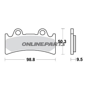 Brake Pads Sintered Sv Trwaltn 7328826