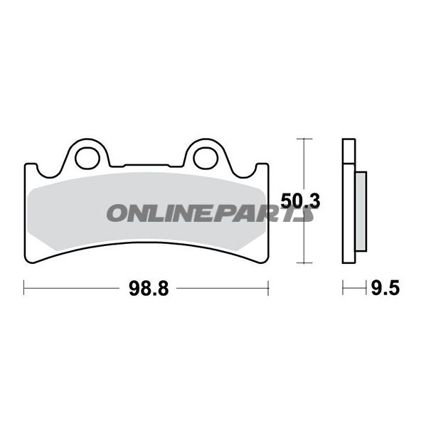 Brake Pads Sintered Sv Trwaltn 7328826