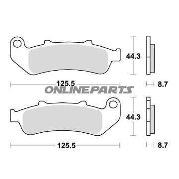 Brake Pads Sintered Sv Trwaltn 7328990