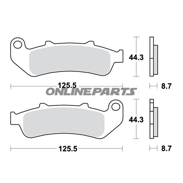 Brake Pads Sintered Sv Trwaltn 7328990
