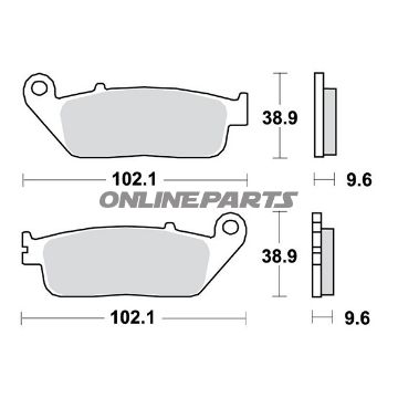 Brake Pads Sintered Trw Lucashigh Metal Compound