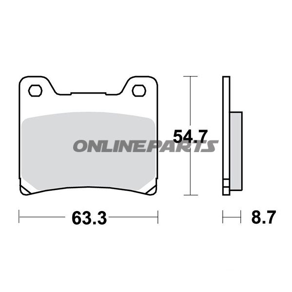 Brake Pads Sintered Sv Trwaltn 7328560