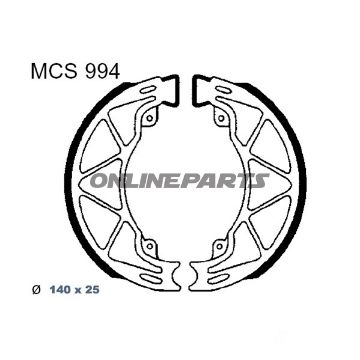 Brake Shoes Inc Springs Trwaltn 7329097