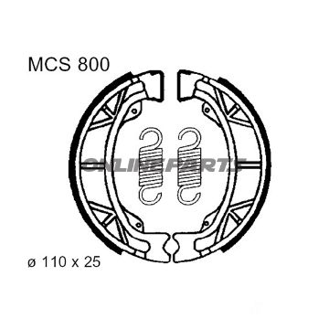 Brake Shoes Inc Springs Trwaltn 7327992