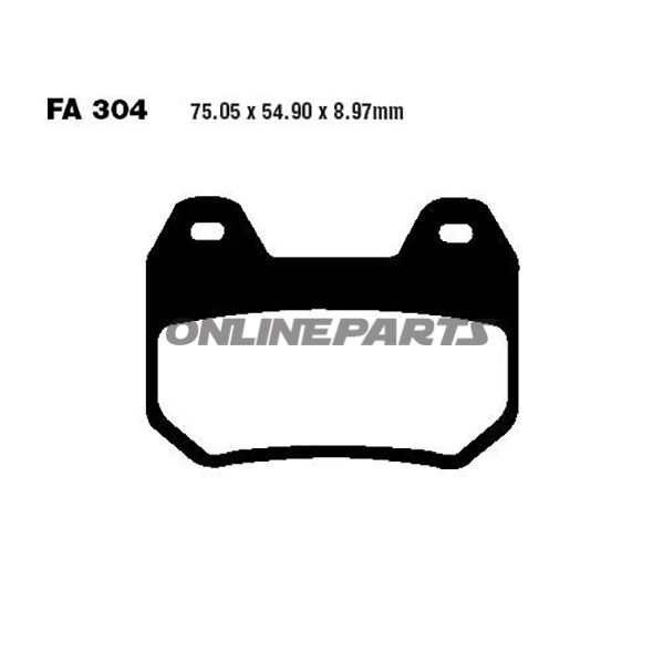Brake Pads Sintered Hh Ebc Fa304hh