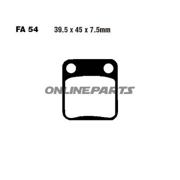 Brake Pads Sintered Hh Ebc Fa054hh