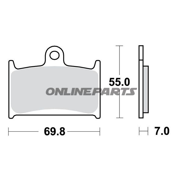 Brake Pads Sintered Trwaltn 7328651