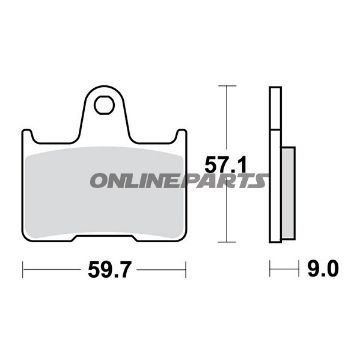 Brake Pads Sintered Trwaltn 7324023