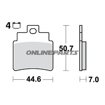 Brake Pads Std Trwalternative: 7370158