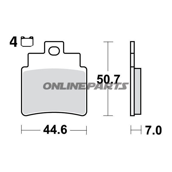 Brake Pads Std Trwalternative: 7370158