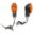 Mini Indicator Cateye Jmpshort Black Orange Glass