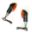 Mini Indicator Cateye Jmpshort Carbon Orange Glass