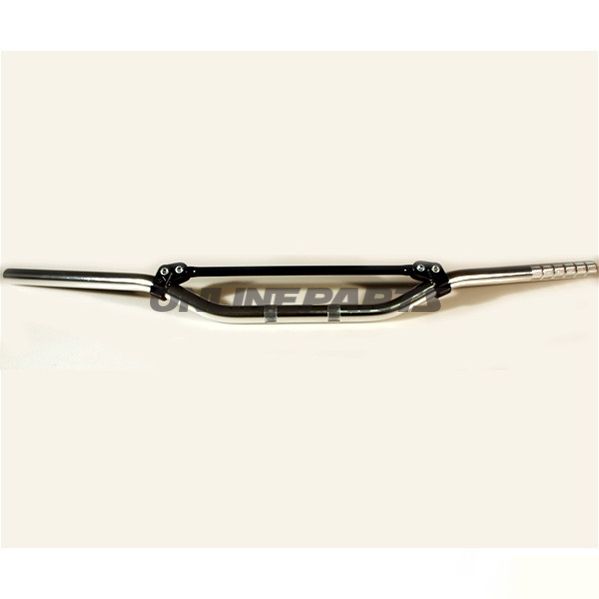 Moto Cross Handlebar With Centre Bracesilver